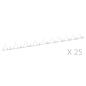 Preview: Zackenleiste Übersteigschutz 25 Stk. Stahl 1 m