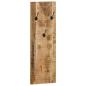 Preview: Wandgarderobe 2 Stk. Mangoholz Massiv 36x110x3 cm