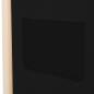 Preview: 4-teiliger Raumteiler Schwarz 160 x 170 x 4 cm Stoff