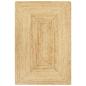 Preview: ARDEBO.de - Teppich Handgefertigt Jute Natur 80x160 cm