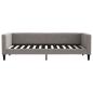 Preview: Tagesbett Taupe 90x200 cm Stoff