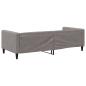 Preview: Tagesbett Taupe 90x200 cm Stoff