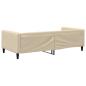 Preview: Tagesbett Creme 100x200 cm Stoff
