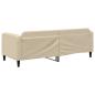 Preview: Tagesbett Creme 80x200 cm Stoff