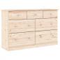 Preview: Kommode ALTA 112x35x73 cm Massivholz Kiefer