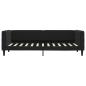 Preview: Tagesbett Schwarz 80x200 cm Samt