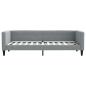 Preview: Tagesbett Hellgrau 80x200 cm Stoff