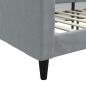 Preview: Tagesbett Hellgrau 80x200 cm Stoff