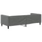 Preview: Tagesbett Dunkelgrau 90x200 cm Stoff