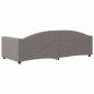 Preview: Tagesbett Taupe 90x200 cm Stoff