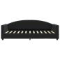 Preview: Tagesbett Schwarz 90x200 cm Samt