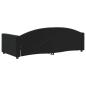Preview: Tagesbett Schwarz 90x200 cm Samt