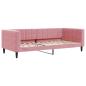 Preview: Tagesbett Rosa 90x200 cm Samt