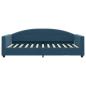 Preview: Tagesbett Blau 100x200 cm Samt