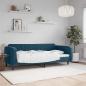 Preview: ARDEBO.de - Tagesbett Blau 90x200 cm Samt