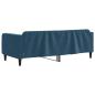 Preview: Tagesbett Blau 90x200 cm Samt
