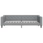 Preview: Tagesbett Hellgrau 80x200 cm Stoff