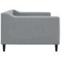 Preview: Tagesbett Hellgrau 90x200 cm Stoff