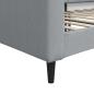 Preview: Tagesbett Hellgrau 90x200 cm Stoff