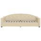 Preview: Tagesbett Creme 80x200 cm Stoff