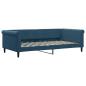 Preview: Tagesbett Blau 100x200 cm Samt