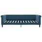 Preview: Tagesbett Blau 100x200 cm Samt