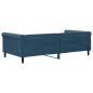 Preview: Tagesbett Blau 100x200 cm Samt