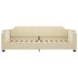 Preview: Tagesbett Creme 80x200 cm Stoff