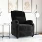Preview: ARDEBO.de - Relaxsessel Schwarz Samt