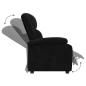 Preview: Relaxsessel Schwarz Samt