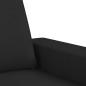 Preview: 3-Sitzer-Sofa Schwarz 180 cm Stoff