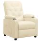 Preview: ARDEBO.de - Relaxsessel Creme Kunstleder