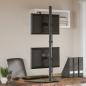 Preview: Tischhalterung f?r 2 Monitore Schwarz Stahl VESA 75/100 mm