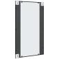 Preview: Wandspiegel Schwarz 60x100 cm Rechteckig Eisen