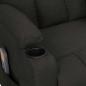 Preview: Massagesessel Elektrisch Schwarz Stoff