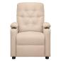 Preview: Relaxsessel Elektrisch Creme Stoff