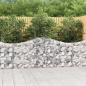 Preview: ARDEBO.de - Gabionen mit Hochbogen 20 Stk. 200x30x80/100cm Verzinktes Eisen