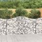 Preview: ARDEBO.de - Gabionen mit Hochbogen 8 Stk. 200x50x100/120cm Verzinktes Eisen