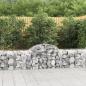 Preview: ARDEBO.de - Gabionen mit Hochbogen 9 Stk. 200x50x60/80 cm Verzinktes Eisen