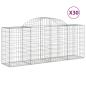 Preview: Gabionen mit Hochbogen 30 Stk. 200x50x80/100cm Verzinktes Eisen