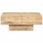 Preview: Couchtisch 80x80x28 cm Massivholz Mango
