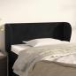 Preview: ARDEBO.de - Kopfteil mit Ohren Schwarz 103x23x78/88 cm Samt