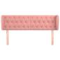 Preview: Kopfteil mit Ohren Rosa 163x23x78/88 cm Samt