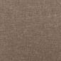 Preview: Kopfteil mit Ohren Taupe 183x16x118/128 cm Stoff