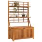 Preview: Truhe mit Rankgitter 99x50x160 cm Massivholz Akazie