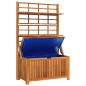 Preview: Truhe mit Rankgitter 99x50x160 cm Massivholz Akazie