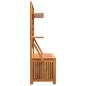 Preview: Truhe mit Rankgitter 99x50x160 cm Massivholz Akazie