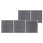 Preview: ARDEBO.de - Gartenzaun WPC 872x186 cm Grau