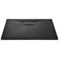 Preview: Duschwanne SMC Schwarz 90×80 cm
