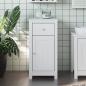 Preview: ARDEBO.de - Badschrank BERG Wei? 40x34x80 cm Massivholz Kiefer